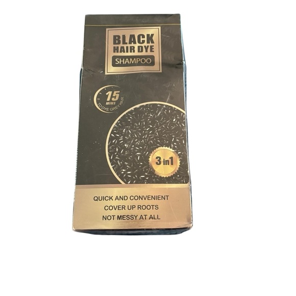 Other - Black Hair Dye Shampoo 16.9 Oz 500ML
Covers Grey Roots No Mess Long Lasting